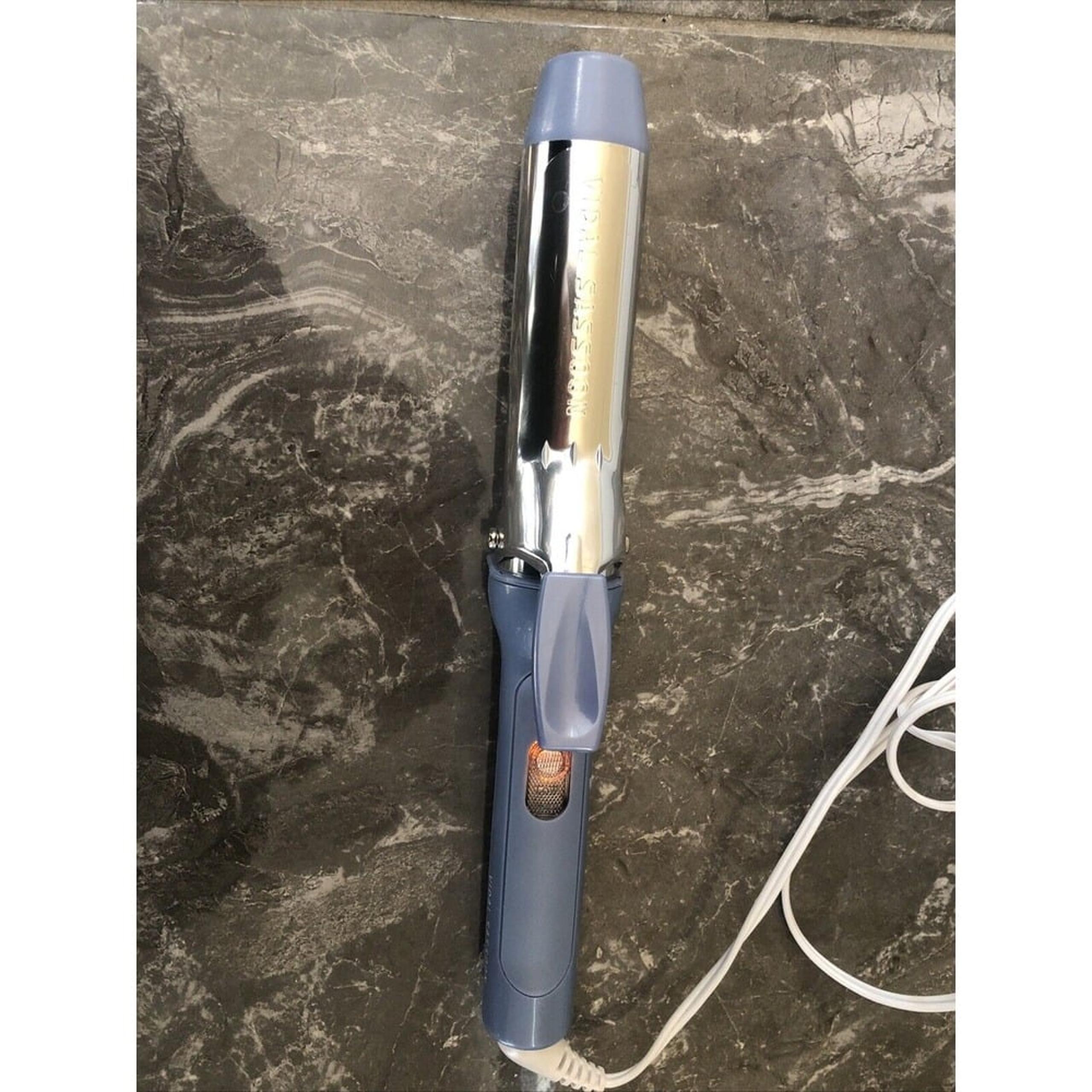 Vidal Sassoon Blue Curling Iron Model VS-124 Dual Temperature Setting Tested