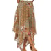 NWT Free People Stay Awhile Boho Printed Asymmetrical Skirt