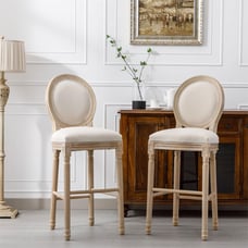 French Country Barstools (Set of 2)