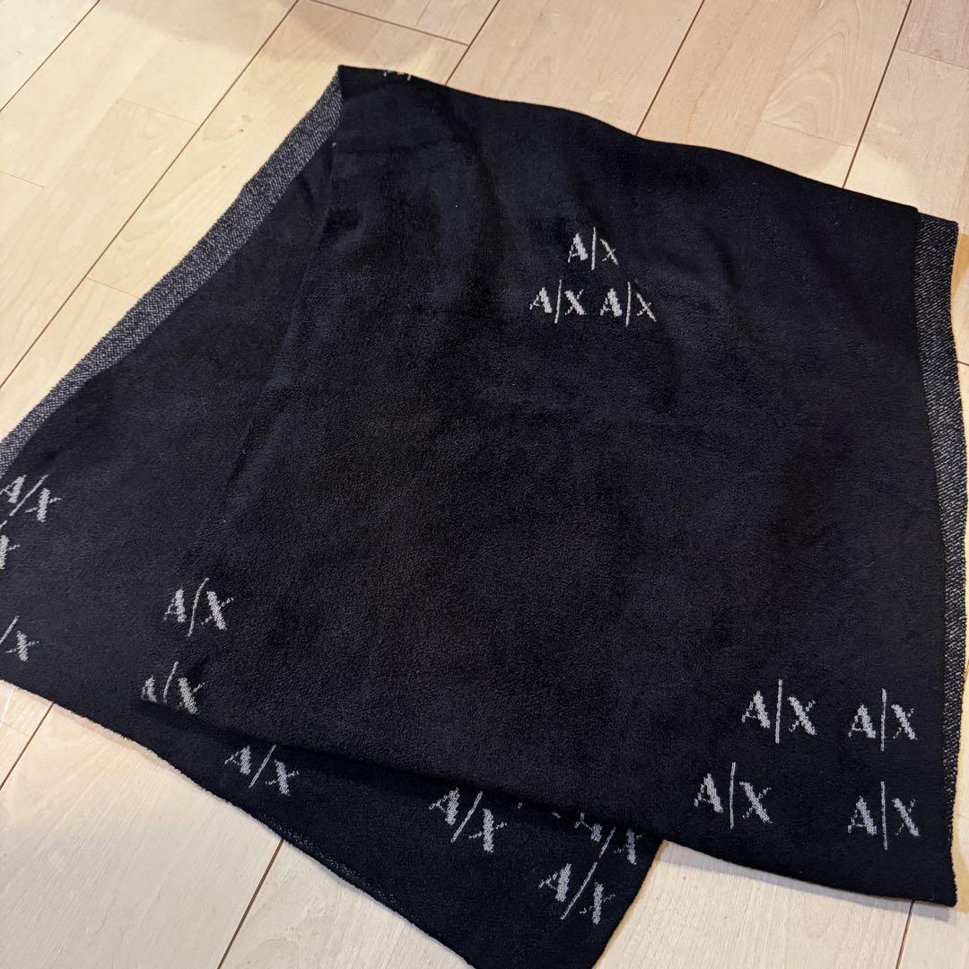 Armani Exchange Black Scarf UNI