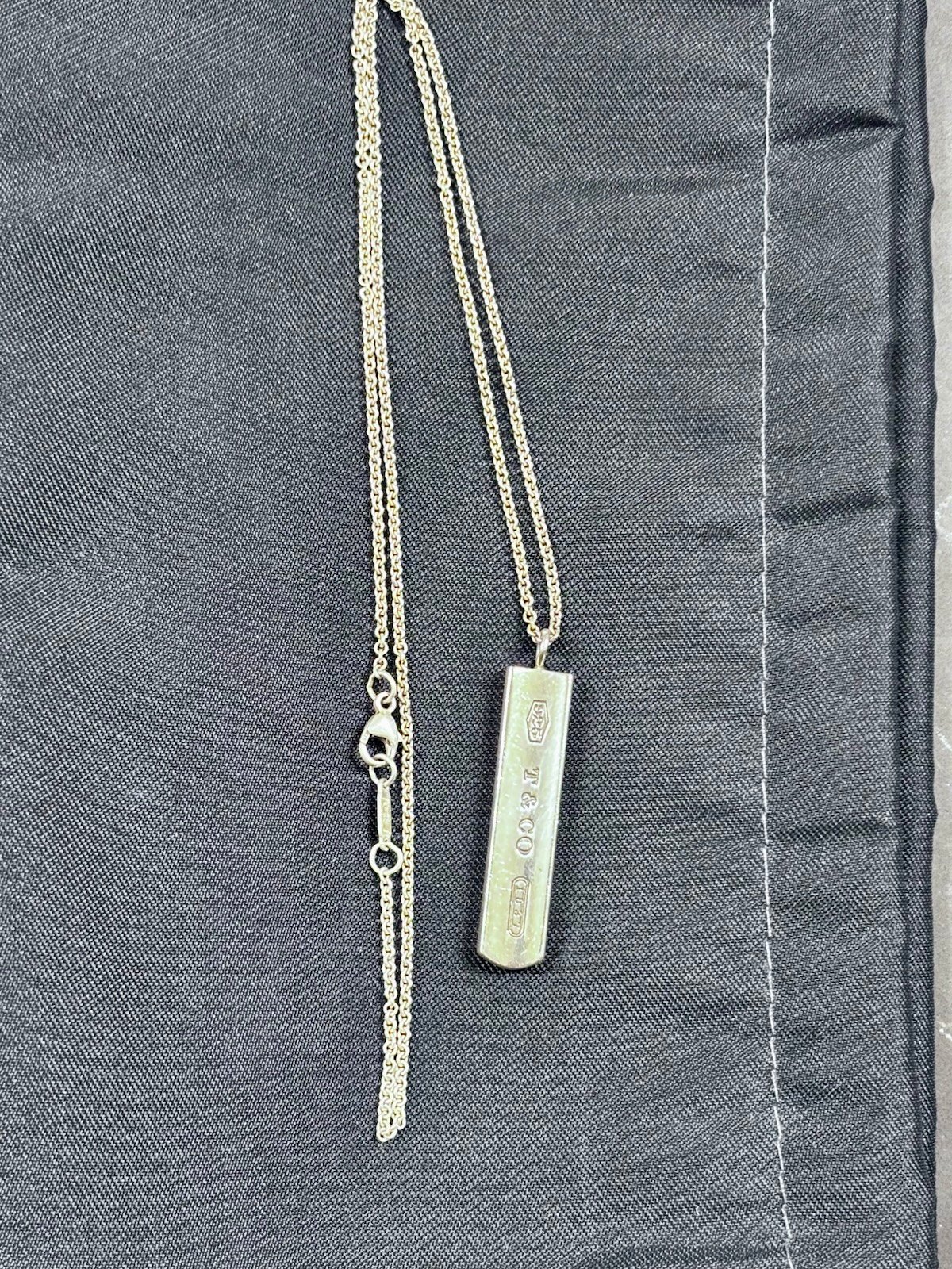 Tiffany & Co. Silver Bar Necklace