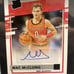 Panini Chronicles Draft Donruss Black Rated Rookie Mac McClung Autograph Card