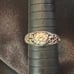Vintage Kabana Sterling Silver Filigree Faux Diamond Ring