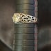 Vintage Kabana Sterling Silver Filigree Faux Diamond Ring
