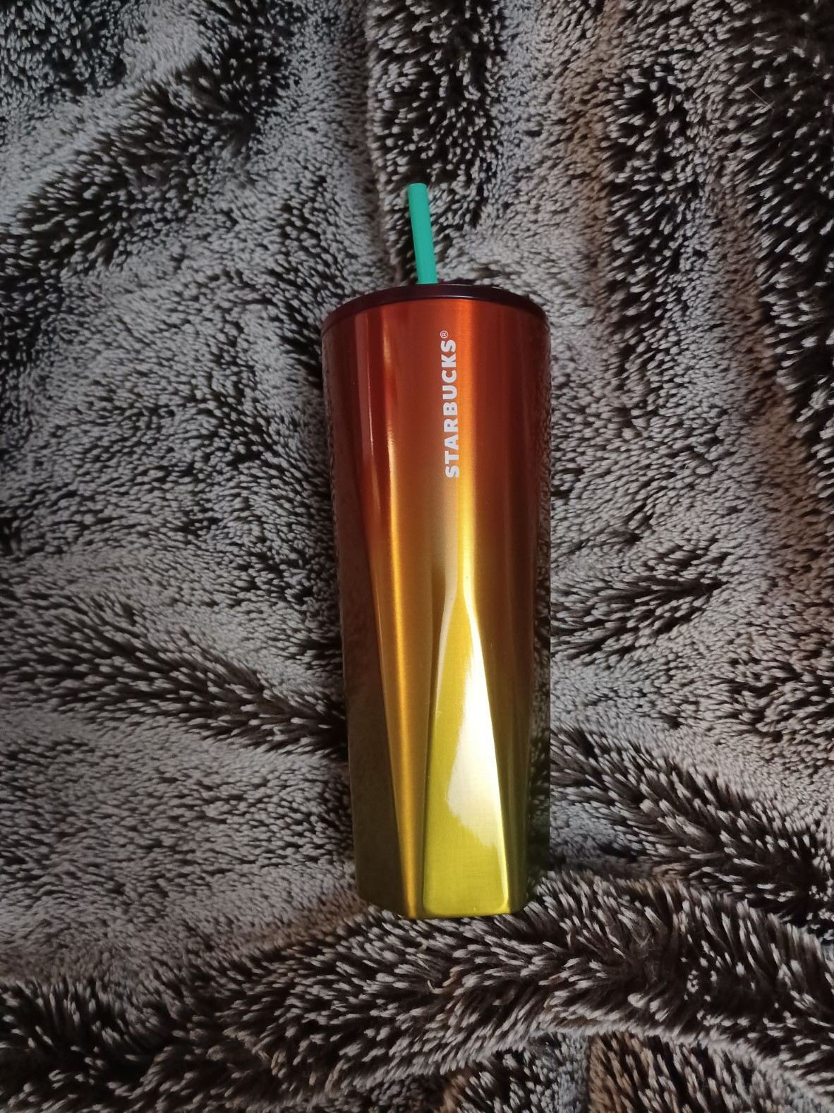 Starbucks Summer 2022 Red/Orange/Yellow Ombré Stainless Steel Venti Tumbler