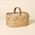 Hearth & Hand Magnolia Natural Woven Scalloped Baby Diaper Caddy