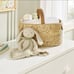 Hearth & Hand Magnolia Natural Woven Scalloped Baby Diaper Caddy