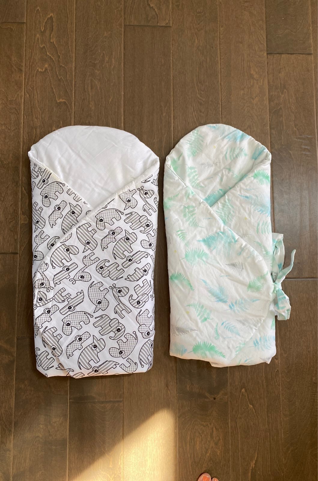 Bundle Two Infant Baby Wrap Blanket