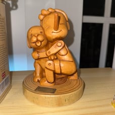 Bartolucci friendship Pinocchio dog hand made wooden figure Italy rare