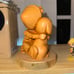 Bartolucci friendship Pinocchio dog hand made wooden figure Italy rare