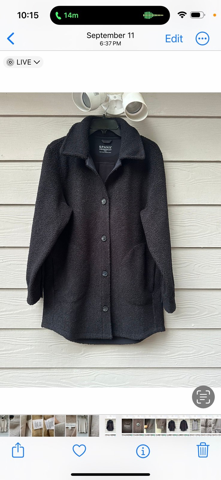 Spanx Black Jacket