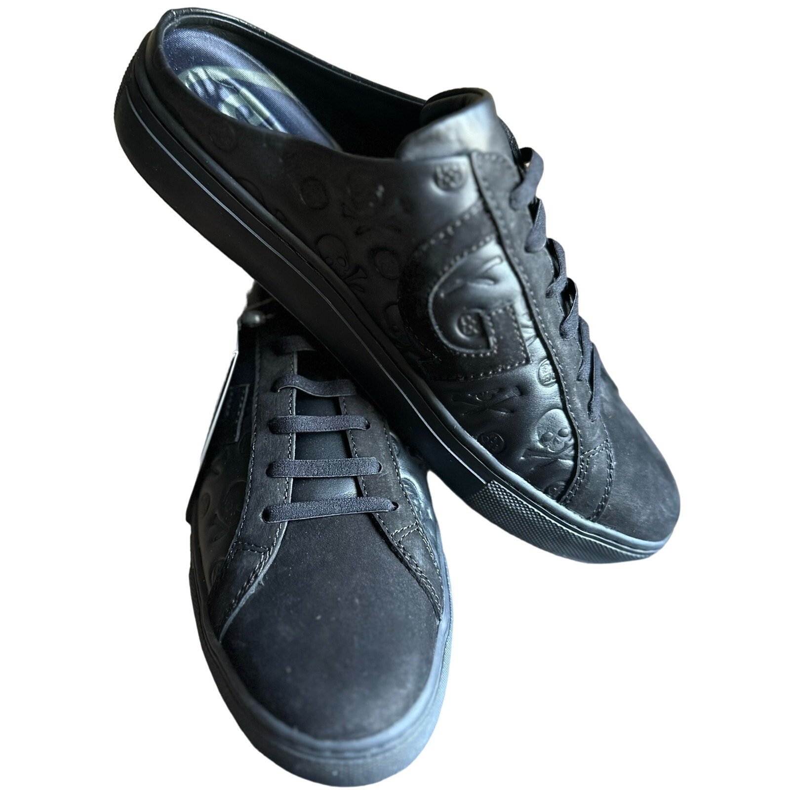 G/Fore|The Disruptor Golf Shoe|Embossed Black Skulls/Suede/Leather|NIB|SZ 9.5