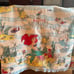 Vintage Disney The Little Mermaid, Ariel Satin Trim Blanket