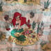 Vintage Disney The Little Mermaid, Ariel Satin Trim Blanket