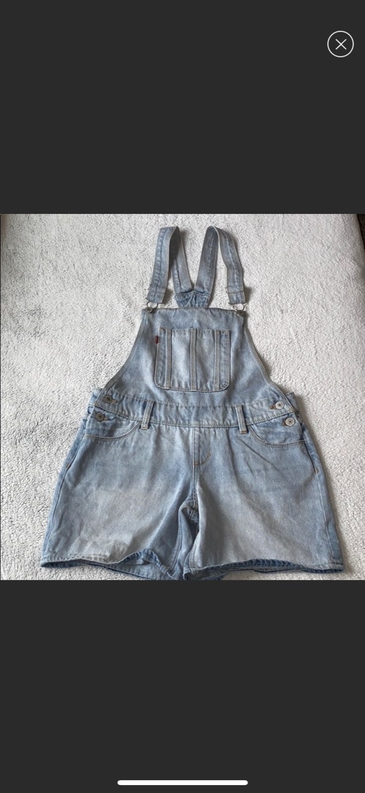 Levi’s Light Blue Denim Overalls
