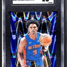 2023 Panini Select Ausar Thompson Blue Tectonic Mezzanine SGC GM 10