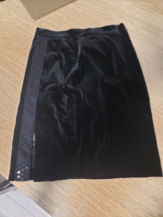 Brooke Brother velvet mini skirt