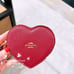nwt coach Heart Coin Case With Cherry (eligible to fit credit card) Select one