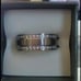 Solid Titanium Double Row Wedding Band Ring