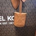 NWT Michael kors large Mirella logo tote bag with removable adjustable strap