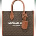NWT Michael kors large Mirella logo tote bag with removable adjustable strap