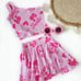 New girls barbie skirt set 2T