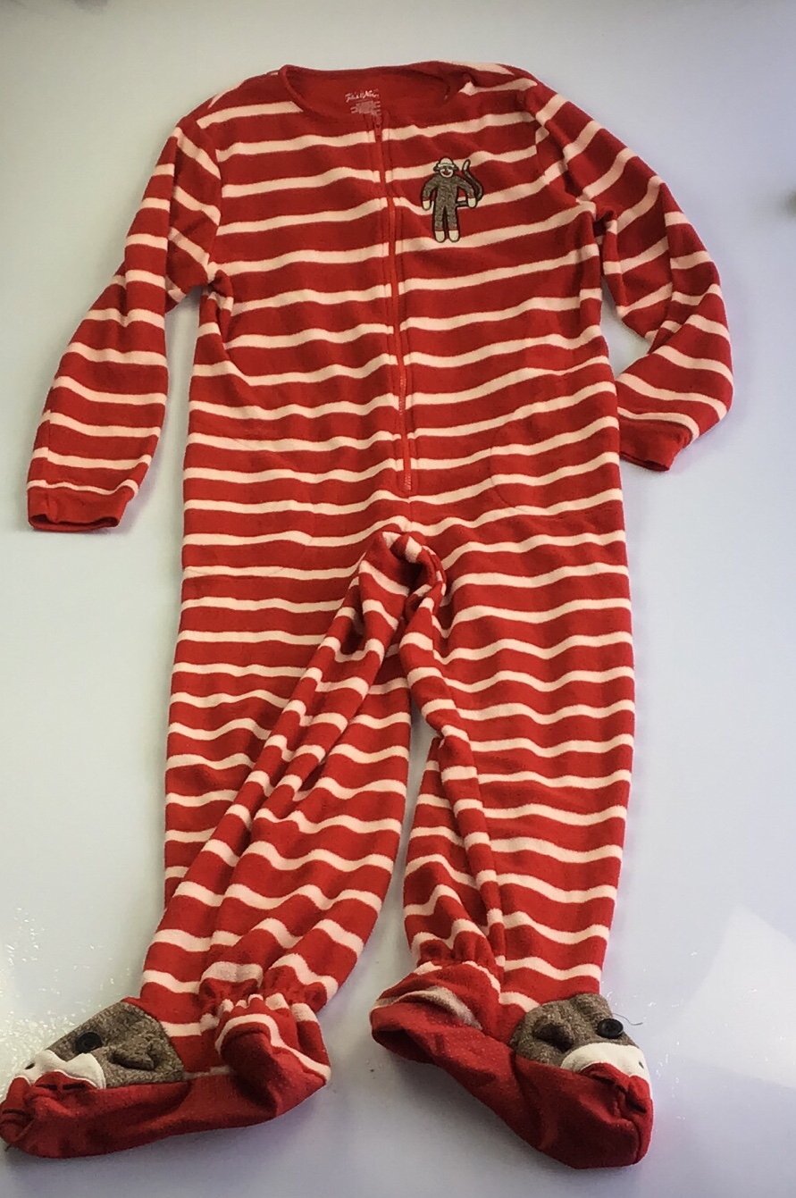 Nick & Nora men’s onesie pajamas red size S
