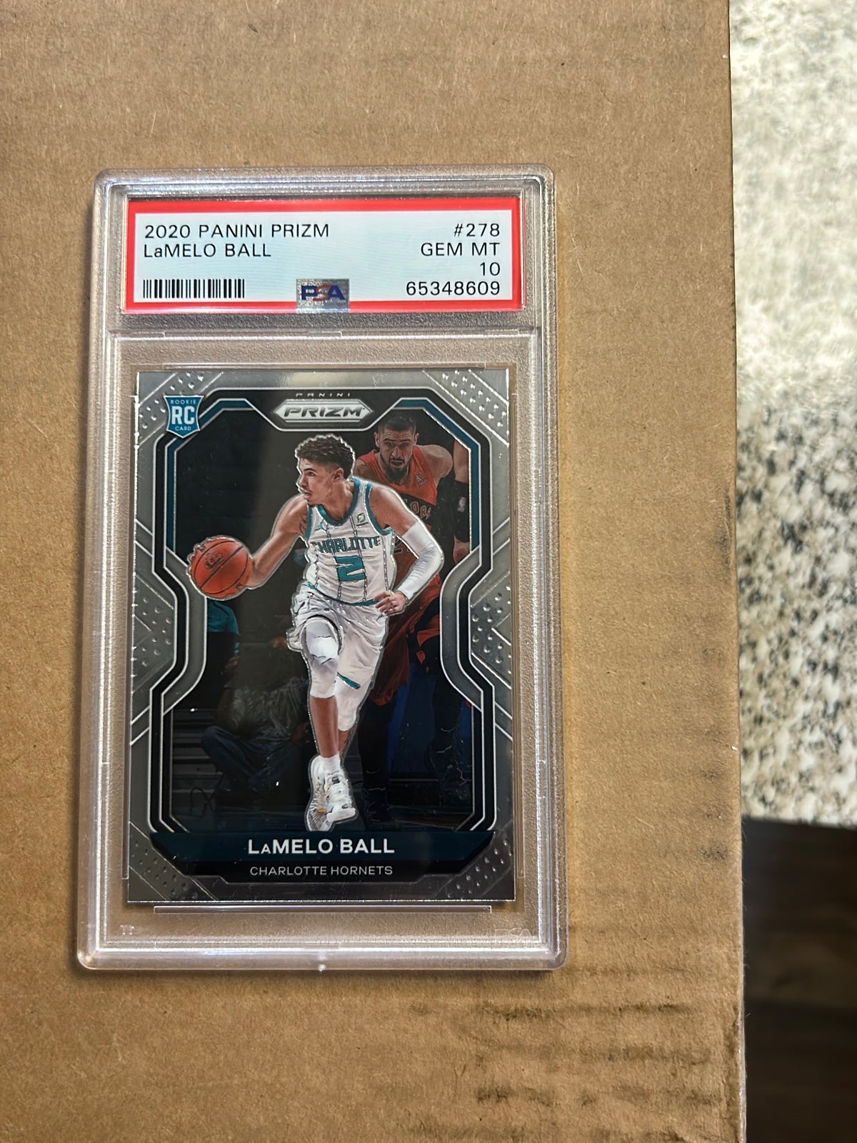 2020-21 Panini Prizm #278 LaMelo Ball (RC) PSA (10)