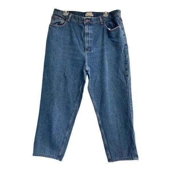 LL BEAN, Original Fit, Relaxed,Women’s Jeans, Blue, Size 18P