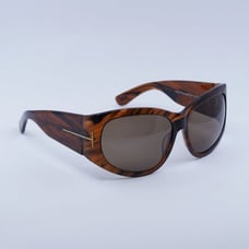 New Tom Ford Felicity FT0404 48B Sunglasses - Shiny Dark Brown Frame