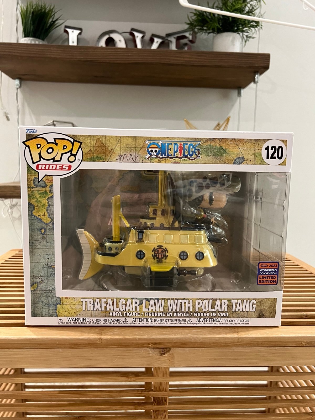 Funko Pop! Trafalgar Law with Polar Tang #120 (WonderCon 2023 Shared Sticker)