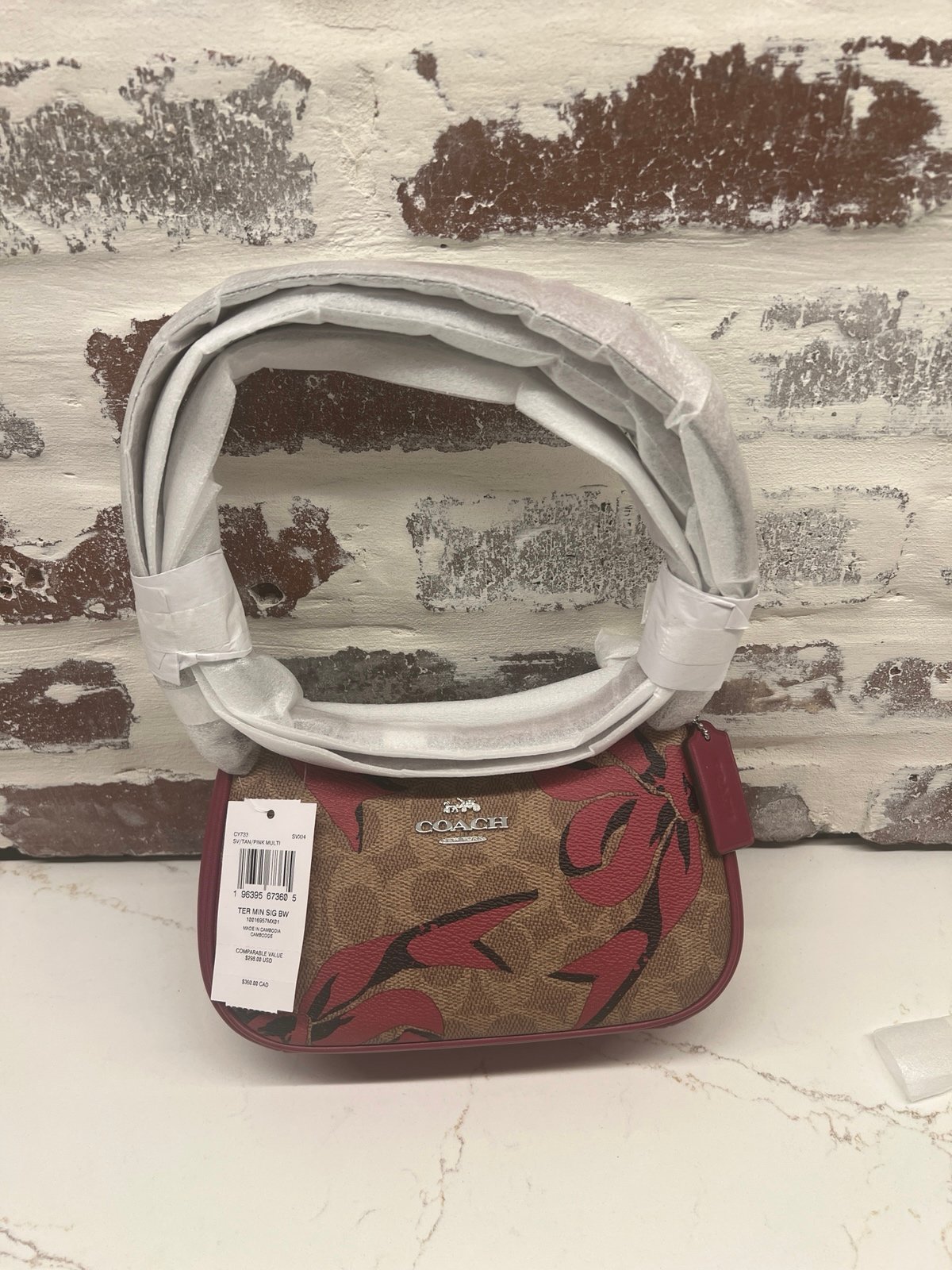 Coach Mini Teri Crossbody Bow print CY733