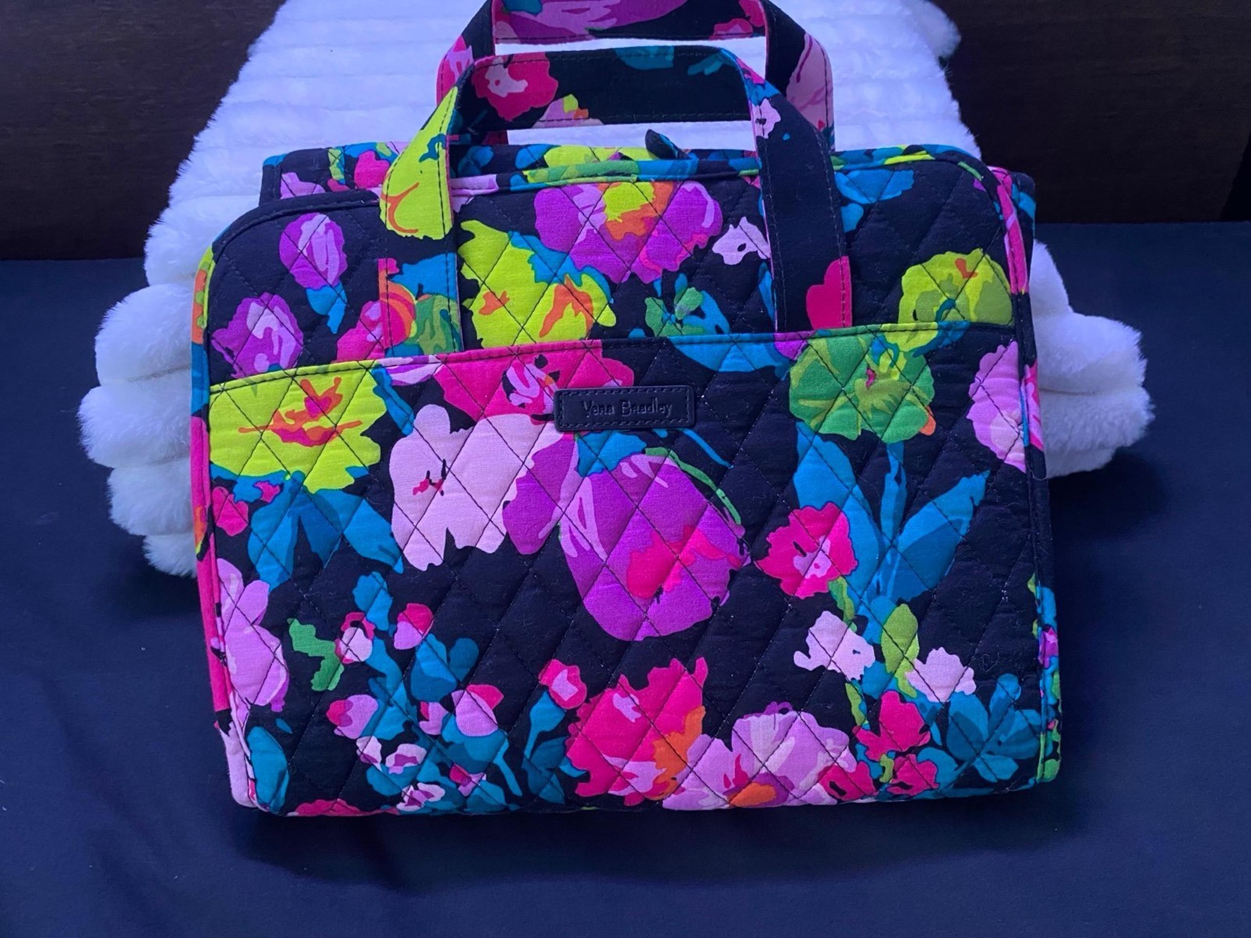 Vera Bradley colorful floral compact hanging bag