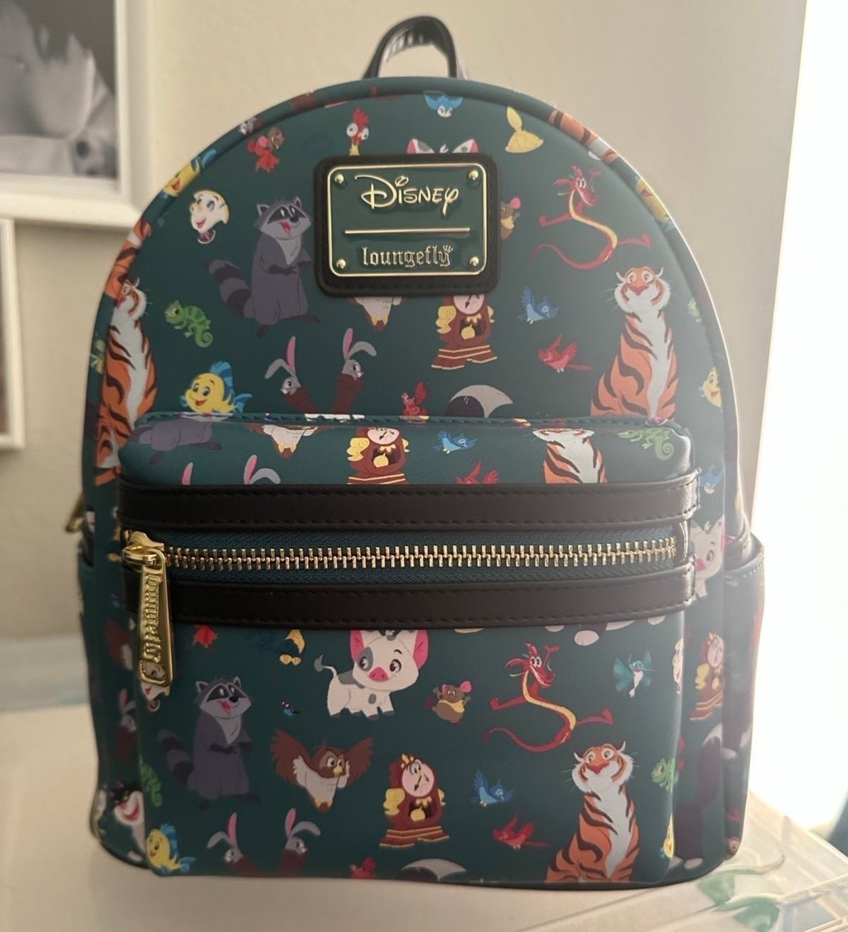 Loungefly disney princess sidekicks all over print