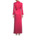 NWT Alice + Olivia Bayley in Watermelon Wrap Draped Silk Belted Maxi Dress 6
