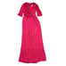 NWT Alice + Olivia Bayley in Watermelon Wrap Draped Silk Belted Maxi Dress 6