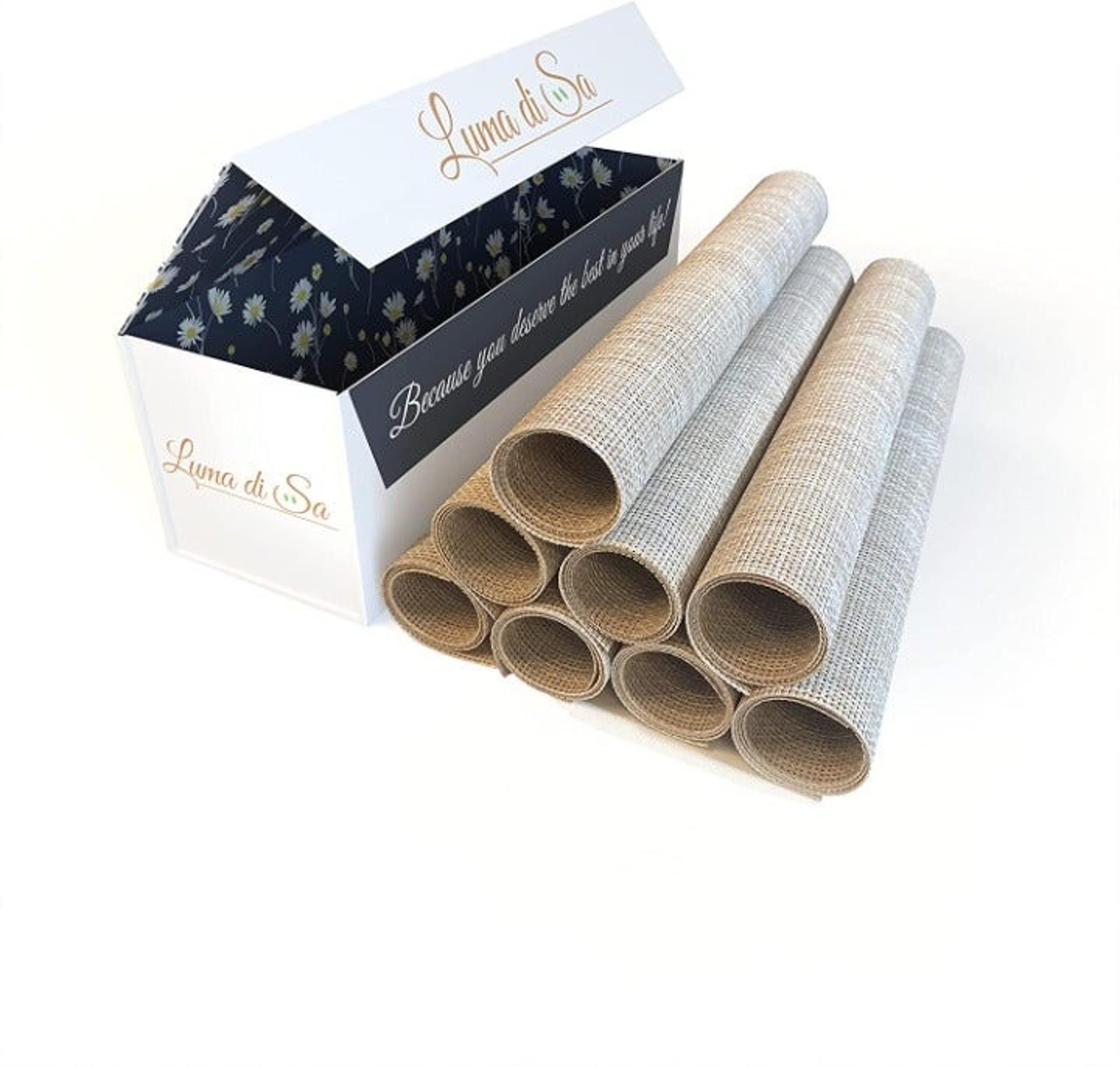 NEW Placemats Set of 8 Heat-Resistant Placemats Stain Resistant Anti-Skid