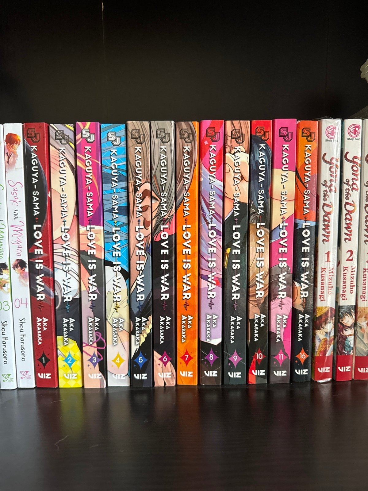 Love is war manga volumes 1-11,16