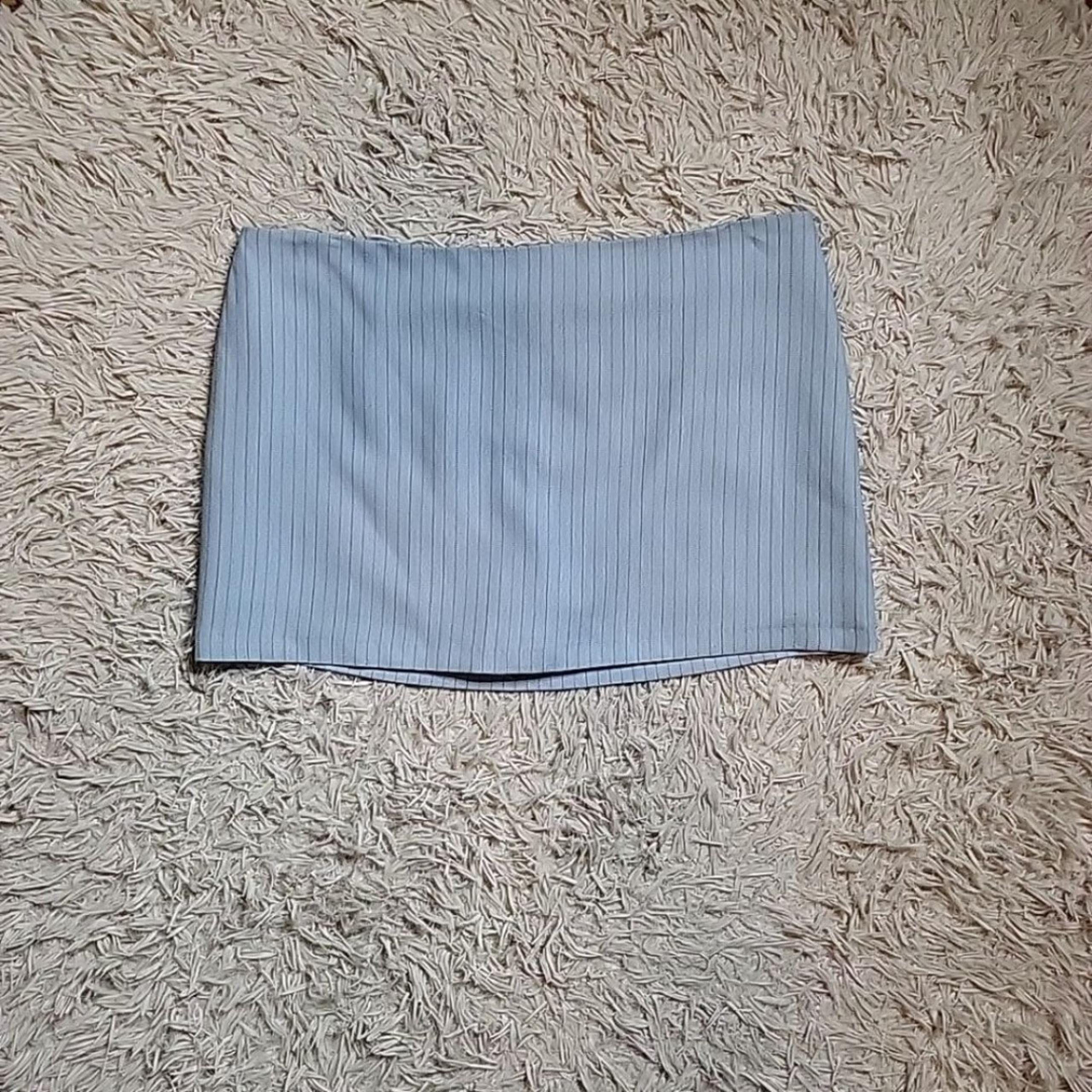 Womens Abercrombie & Fitch Skort Skirt Shorts Size Large L Blue Stripe New Mini