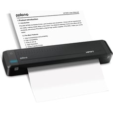 Portable Printer, POLONO MT800 2.0 Wireless Bluetooth Thermal Printer