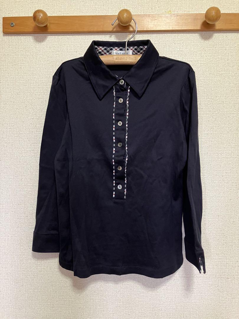 NEWYORKER Polo Shirt, Navy, Size M