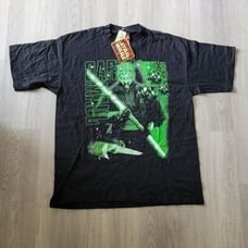 Star Wars Phantom Menace Darth Maul LARGE NWT vintage pre-2000s glow shirt