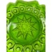 Vintage L E Smith Sun and Stars Green Ashtray