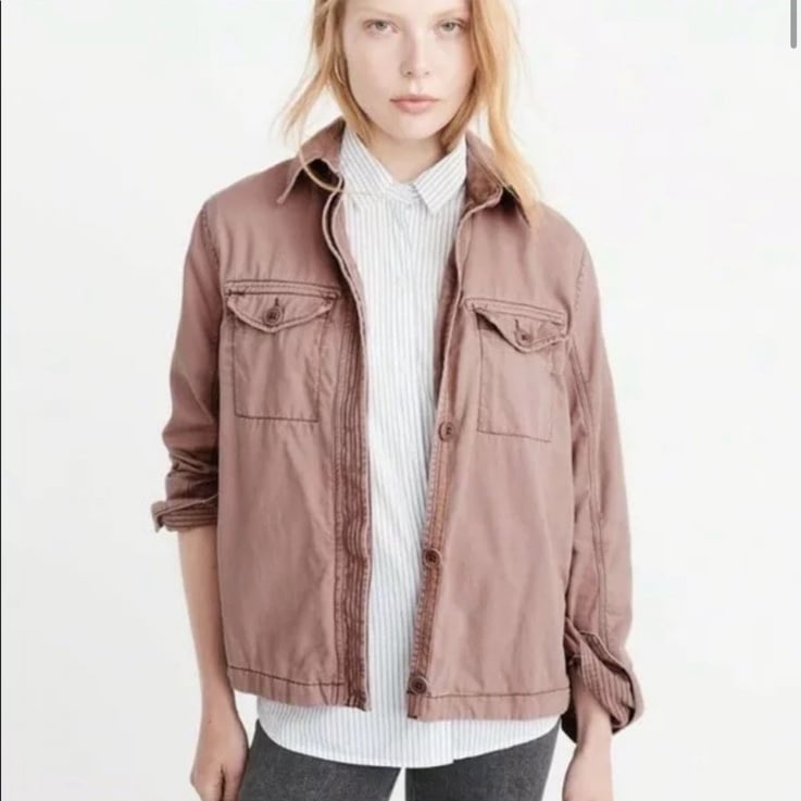 Abercrombie & Fitch Swing Twill Utility Jacket Size XS