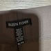 Eileen Fisher Wide Leg Crop Pull On Pant With Yoke Brown Size XL