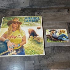 Miranda Lambert SIGNED Vinyl 2LP Postcards From Texas