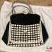 Coach Purse - Checkered black and white
