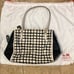 Coach Purse - Checkered black and white