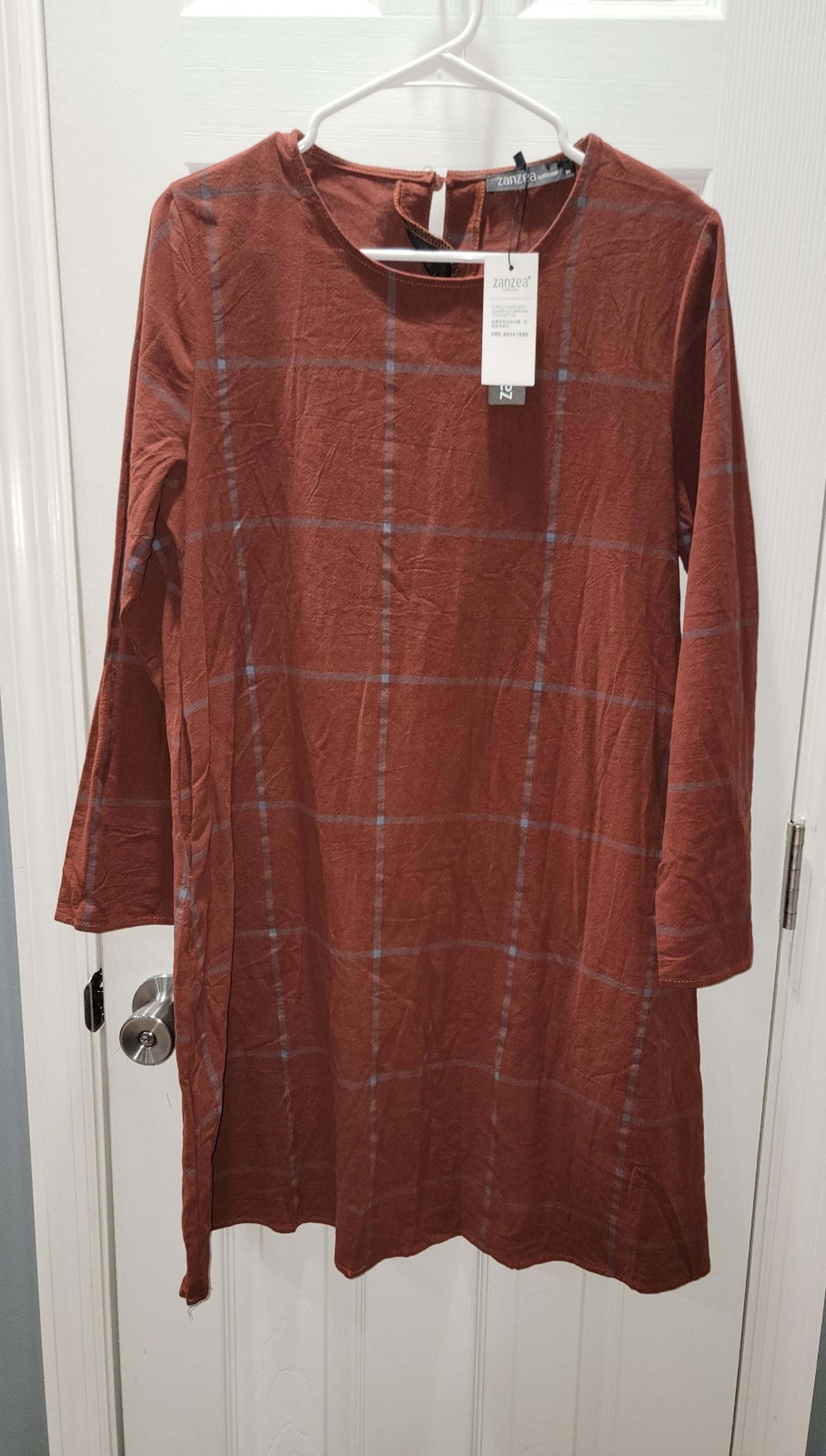 Zanzea Women's Medium Long Sleeve Dress New w/ Tags!