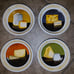 Matching 4 piece set of sauce dipping bowls